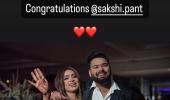 Pant Celebrates Sister's Engagement