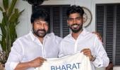 Bharat Gifts Chiranjeevi His Jersey