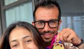 Meet Yuzi Chahal's 'Lady Luck'