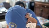 Bumrah Jr Wears Daddy's India Cap!