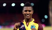 T20 WC: Hosein spins WI to big win over Uganda