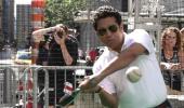 SEE: Sachin Swaps Cricket For Baseball