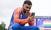 Virat Kohli celebrates with heartwarming video call