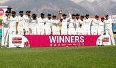 PIX: India rout England in Dharamsala; win series 4-1