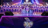 PIX: KKR unveil new match jersey for IPL 2024