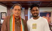 What Tharoor said about Sanju's inclusion for T20 WC