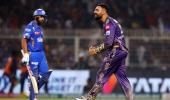 IPL PIX: KKR outclass MI; storm into play-offs