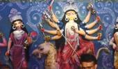 Dada, Lara Celebrate Durga Puja