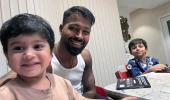 Hardik Catches Up With 'Favourite Boys'