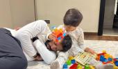 Hardik Finds Peace in Agastya's Lap