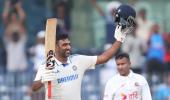 PHOTOS: Ashwin slams century to rescue India on Day 1