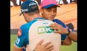 Jaiswal-Buttler Hug Wins the Internet