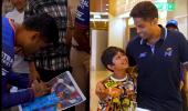 SEE: Awwdorable! Surya wins hearts of young 'MI Paltan'