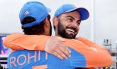 Rohit Recalls Barbados Bear-Hug With Kohli