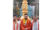 PIX: Kohli offers prayers at Simhachalam temple