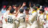 Ashes PIX: Lyon double strike has England in a spot