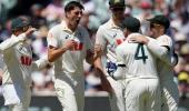 England reeling; Cummins, Lyon tighten Australia's Ashes grip