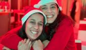 Smriti and Jemimah Spread Christmas Cheer