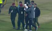 Ravindra bloodied by ball to the face in Lahore ODI