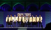 PIX: Champions Trophy launched at historic Lahore Fort