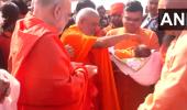 Jay Shah, Raina Take A Dip At Kumbh Mela