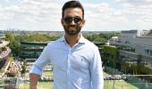 PIX: Rahane Makes Surprise Wimbledon Appearance!