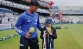 Jaiswal's emotional gift for visually impaired fan