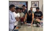 SEE: 'Thala' Dhoni rings in his birthday with friends