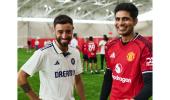 PIX: When Gill's India met Manchester United players