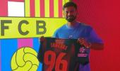 Shreyas Iyer's Memorable FC Barcelona Moment!