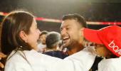 PIX: IPL Champs RCB Celebrate With Families