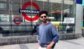 Jadeja Shares 'Good Vibes' From London