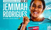 Jemimah Rodrigues headlines Indian picks in WBBL 10