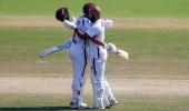 Campbell, Hope hit tons but India set for easy win