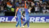 Abhishek reveals secret behind 'L' celebration vs Pak