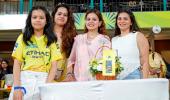 Sakshi, Ziva Bring Spark to CSK Game
