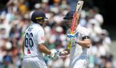 Ashes PIX: Root, Brook sparkle on weather-hit Day 1