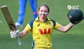 Alyssa Healy's ton in farewell ODI propels Australia to huge total