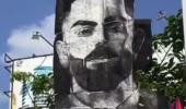 Kohli fans create 345-square-foot artwork outside Ekana Stadium