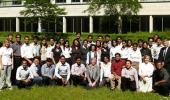 Indian MBA students learn about the global corporate world