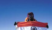 The Indian on top of the world