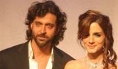 Hrithik, Dia turn up the heat at Couture Week