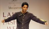 Shreyas, Aftab hit the ramp in style