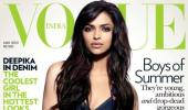 First look: Deepika sizzles in denim for Vogue