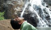 Unusual summer pics: Gulping down a waterfall!