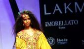 Oomph walks the ramp for Malini Ramani