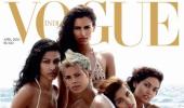 First look: Dusky bikini beauties grace Vogue cover