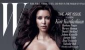 Kim Kardashian poses in the buff for mag cover