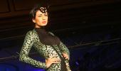 PIX: Sameera dons seductive black for Neeta Lulla