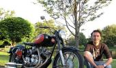 The American desi who invented the Enfield V twin